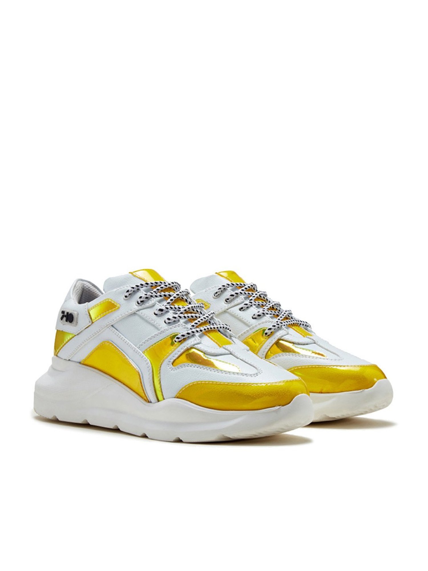 7-10 Women's White & Yellow 307 Summer Collection Sneakers