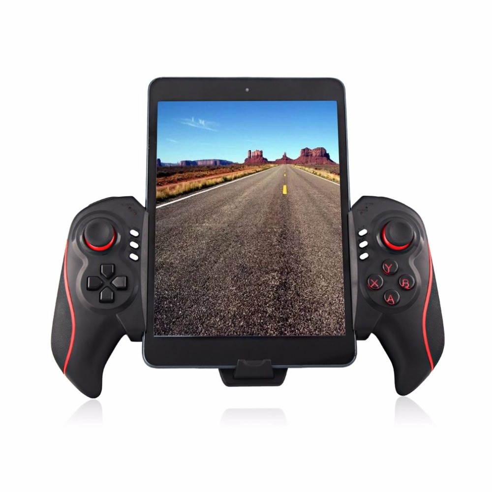 KuWfi Game-3 Bluetooth Wireless Telescopic Game Controller Gamepad for 5-10 Inch Mobile Phone Tablet for Android 3.2 for iOS 4.3 Above