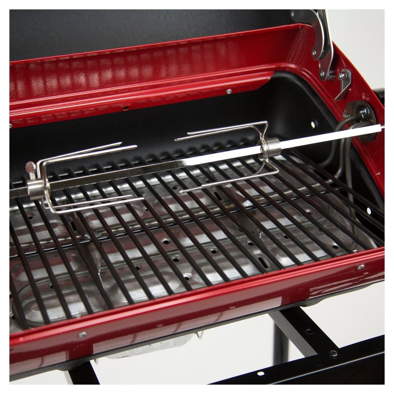 Americana Deluxe Electric Tabletop Grill with Window and Rotisserie Model 9309W9.181 - Meco