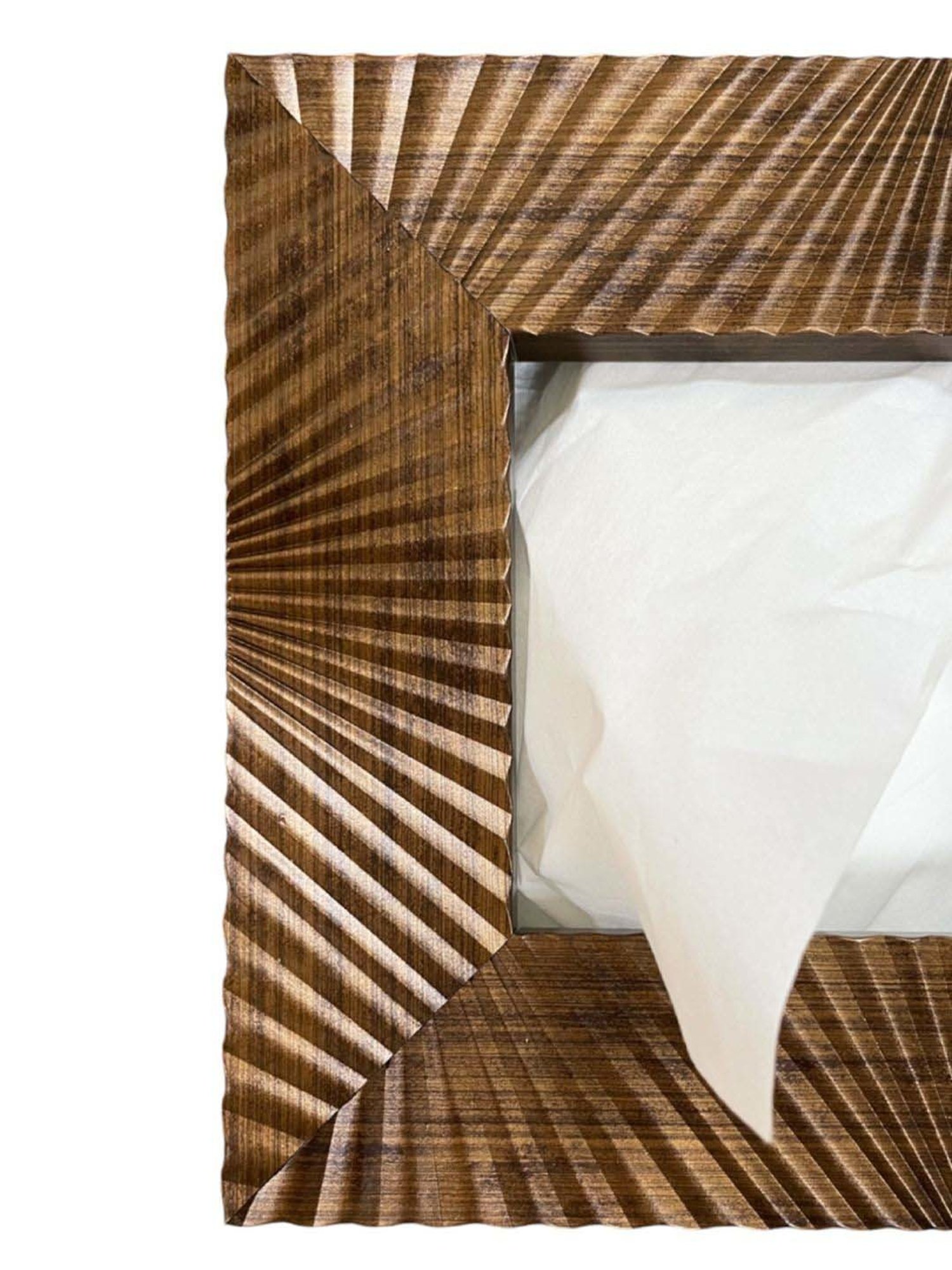 20" White Napkin with Red and Green Tassels Set of 4 pc White - SARO Lifestyle