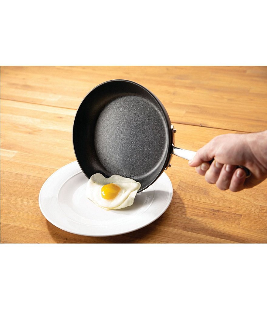 All-Clad Essentials Nonstick Cookware Set, 4 Piece Fry & Saute Set