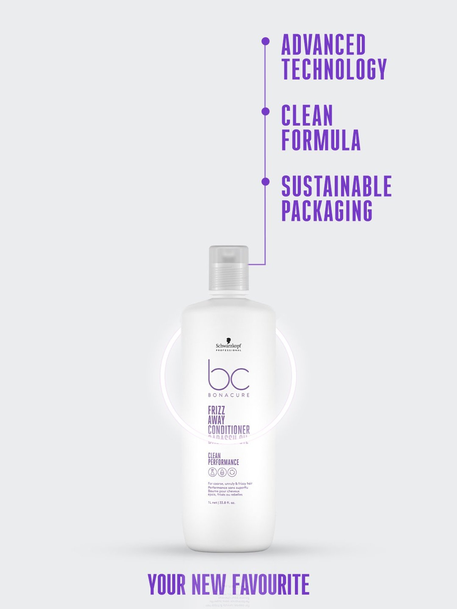 Schwarzkopf Professional Bonacure Frizz Away Conditioner with Babassu Oil - 1000 ml