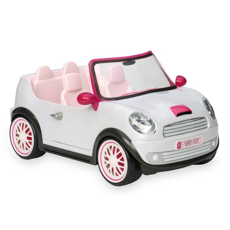 Lori Dolls Go Everywhere! Convertible Car for 6-inch Mini Dolls - Silver