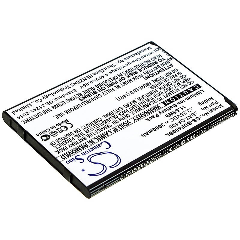 Battery Replacement for Bluebird EF400 BAT-DF400