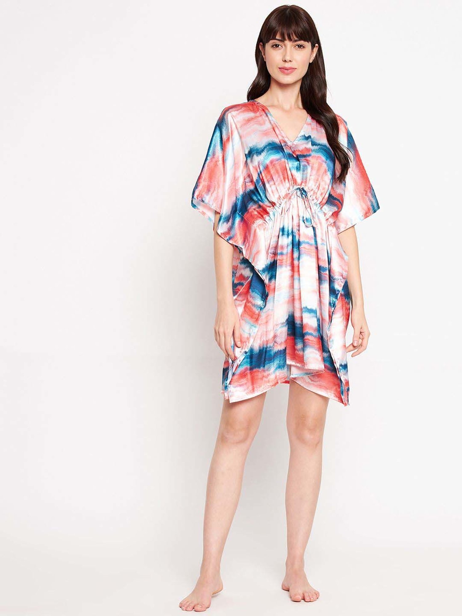 Secrets By ZeroKaata Multicolored Printed Kaftan - Pack Of 2