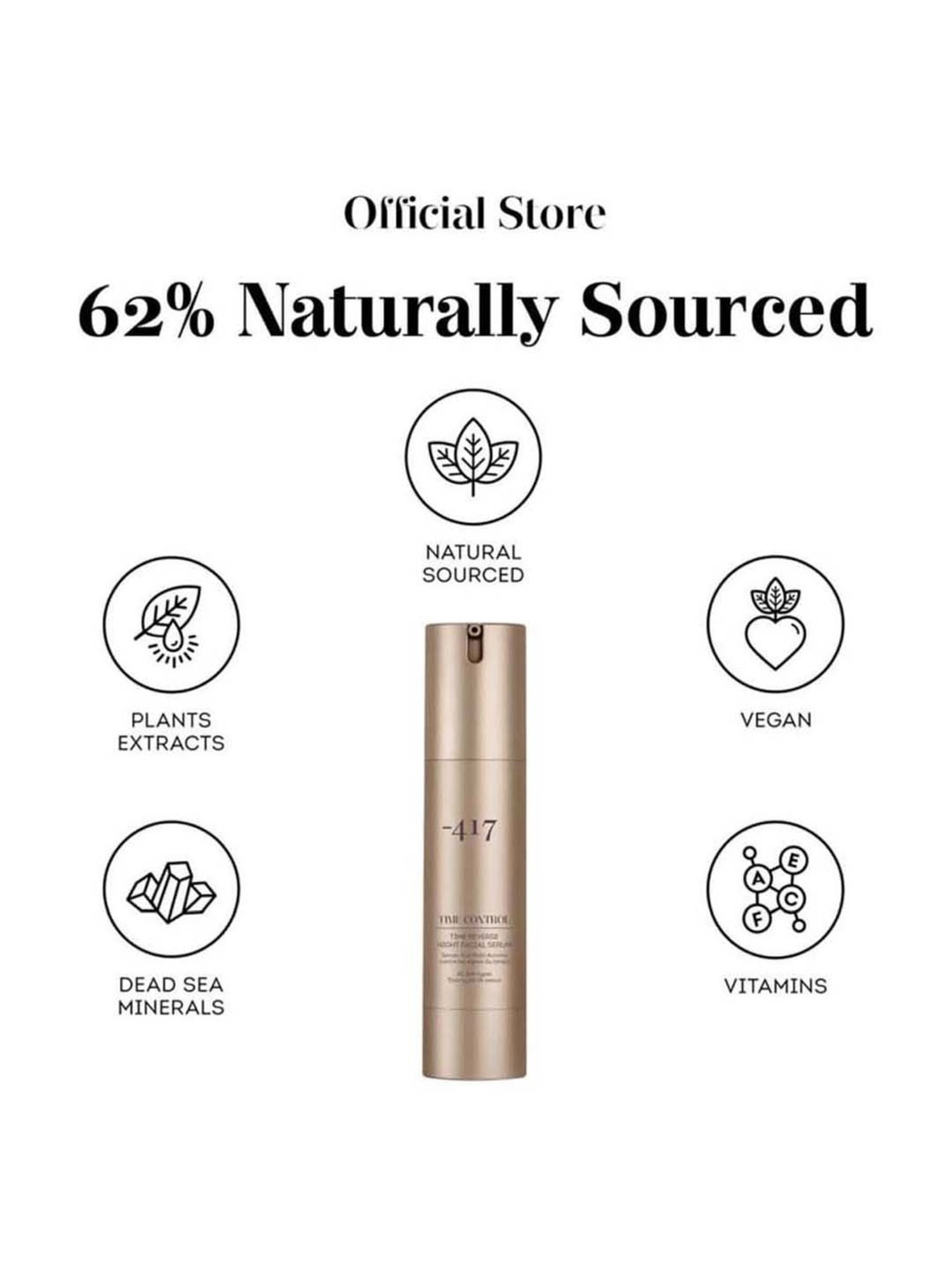 Minus 417 Time Control Time Reverse Night Facial Serum 50 ml