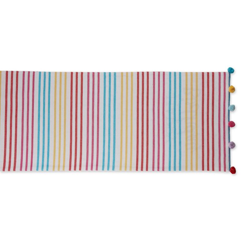 108" x 14" Cotton Happy Birthday Kitchen Table Runner - Design Imports