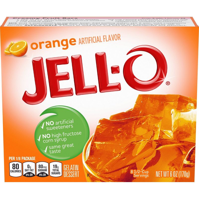 JELL-O Orange Gelatin - 6oz