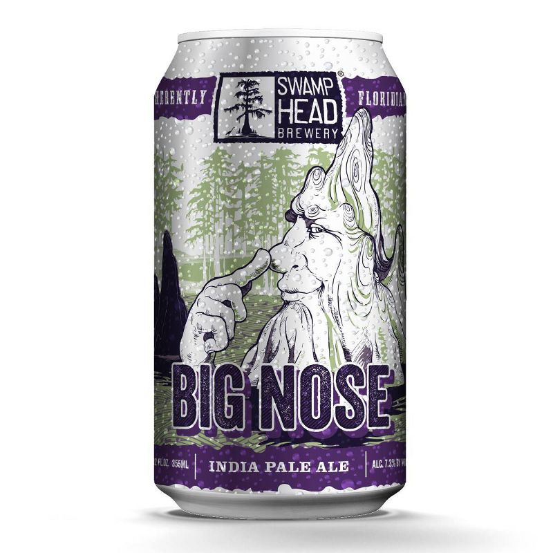 Swamp Head Big Nose IPA Beer - 6pk/12 fl oz Cans