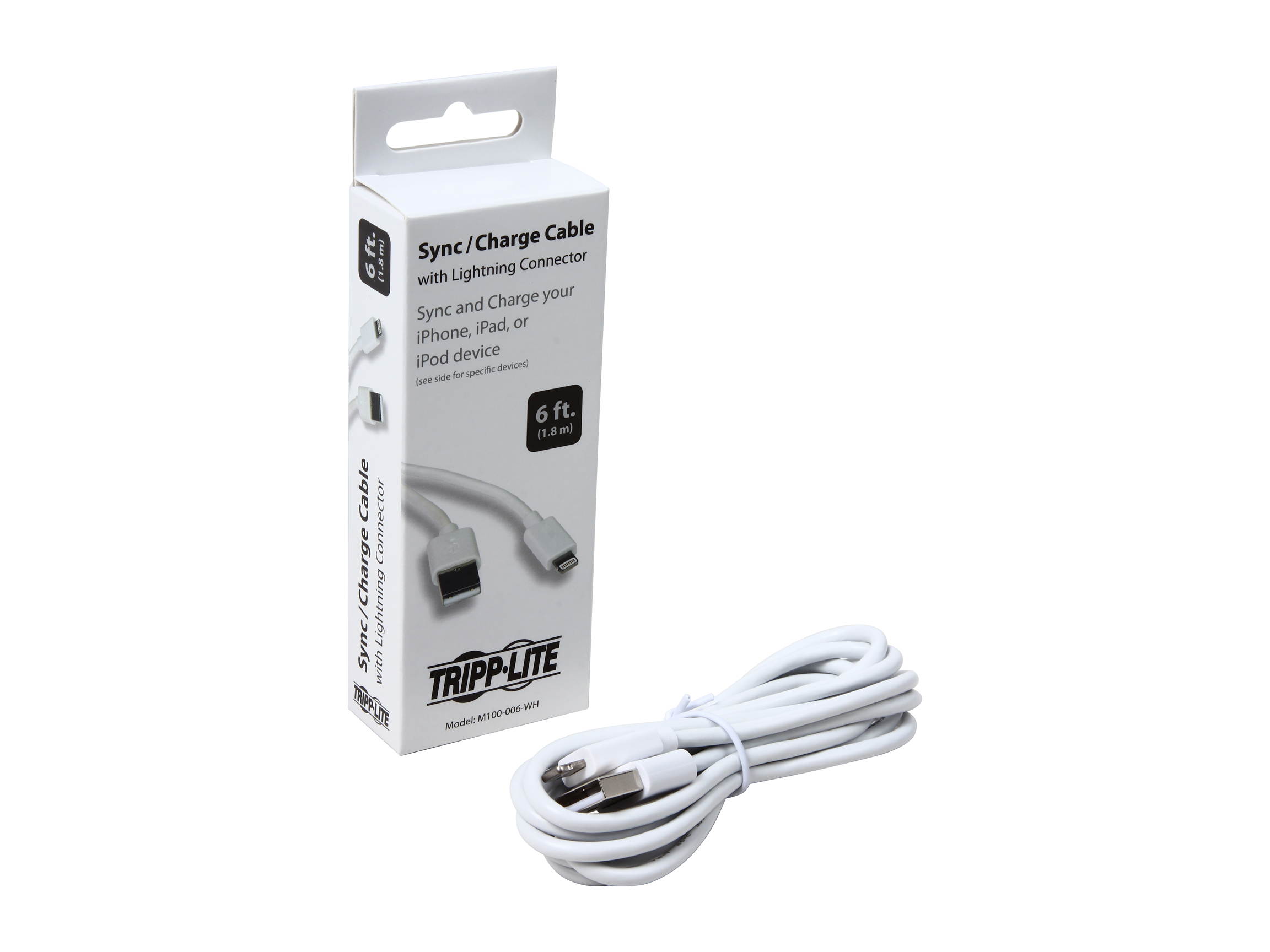 VisionTek 900784 Black Lightning to USB Black 1 Meter Cable - 5 Pack