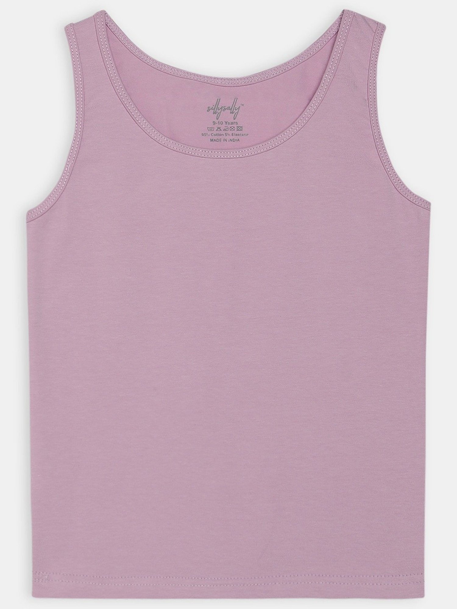 Sillysally Kids Pruple & Green Regular Fit Vest