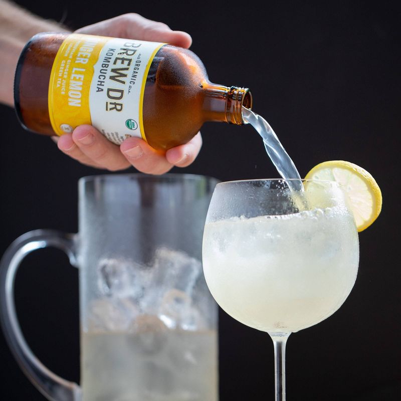 Brew Dr. Kombucha Ginger Lemon - 14 fl oz