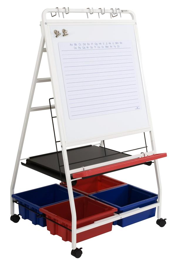 Teacher's Learning Center w Dry Erase Board & Storage Bins