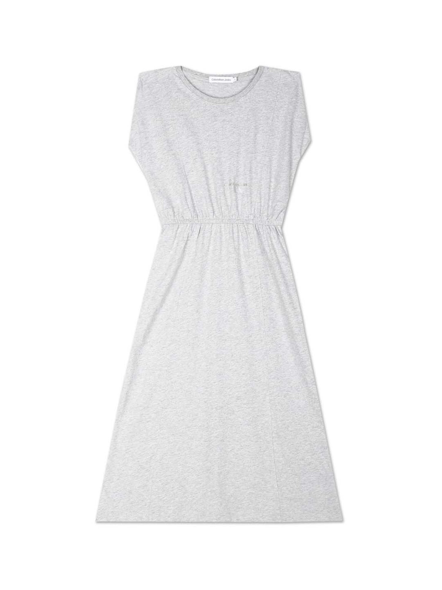 Calvin Klein Jeans Kids Grey Cotton Regular Fit Dress