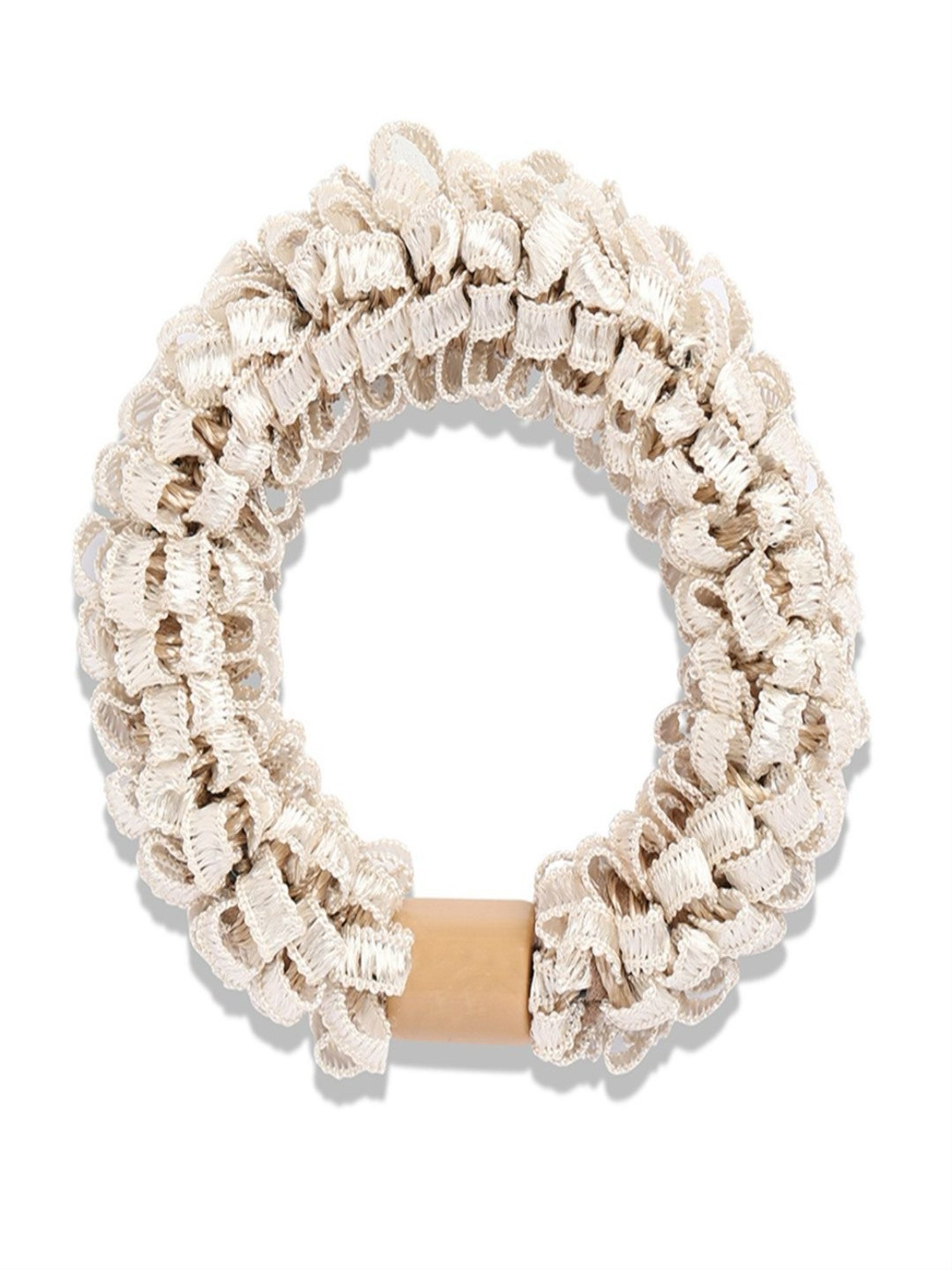 ToniQ Multicolor Textured Hair Rubber - Set of 4