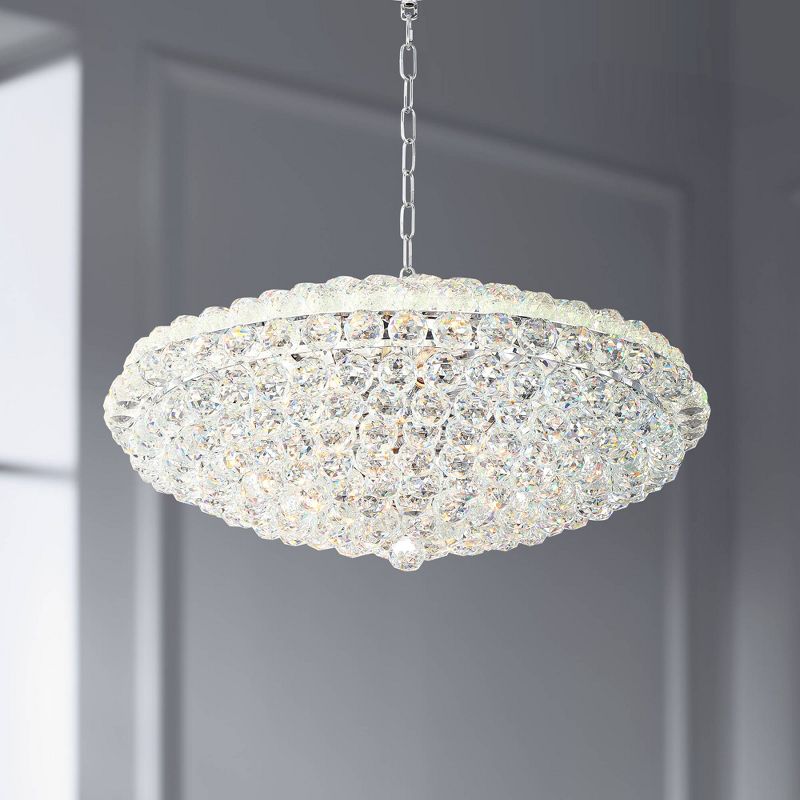 Vienna Full Spectrum Carinda 25 1/2" Wide 12-Light Crystal Pendant Light