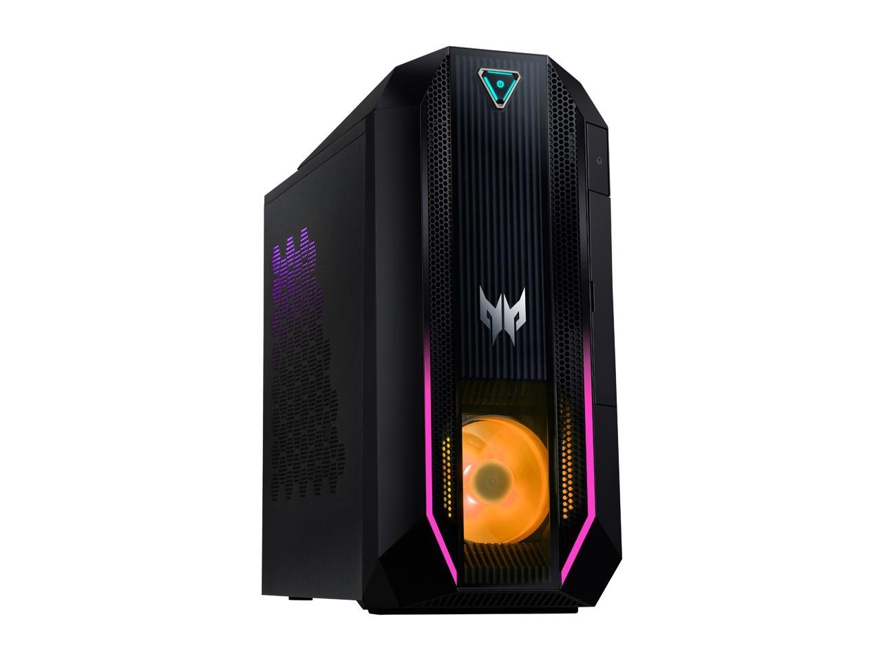 Acer Predator Orion 3000 Gaming Desktop PC, Intel 8-Core i7-10700, GeForce RTX 3060 Ti, 32GB RAM, 1TB PCIe SSD+2TB HDD, USB-C, Wi-Fi 6, Killer Ethernet, HDMI/DP, RGB, Mytrix Webcam, Win 10