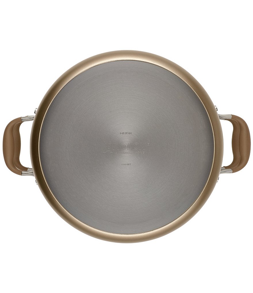 Anolon Advanced Home Hard-Anodized Nonstick Wide Stockpot with Multi-Function Insert