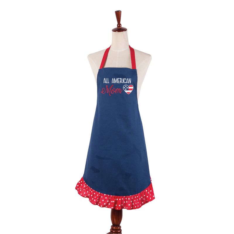 C&F Home All American Mom July 4th Apron