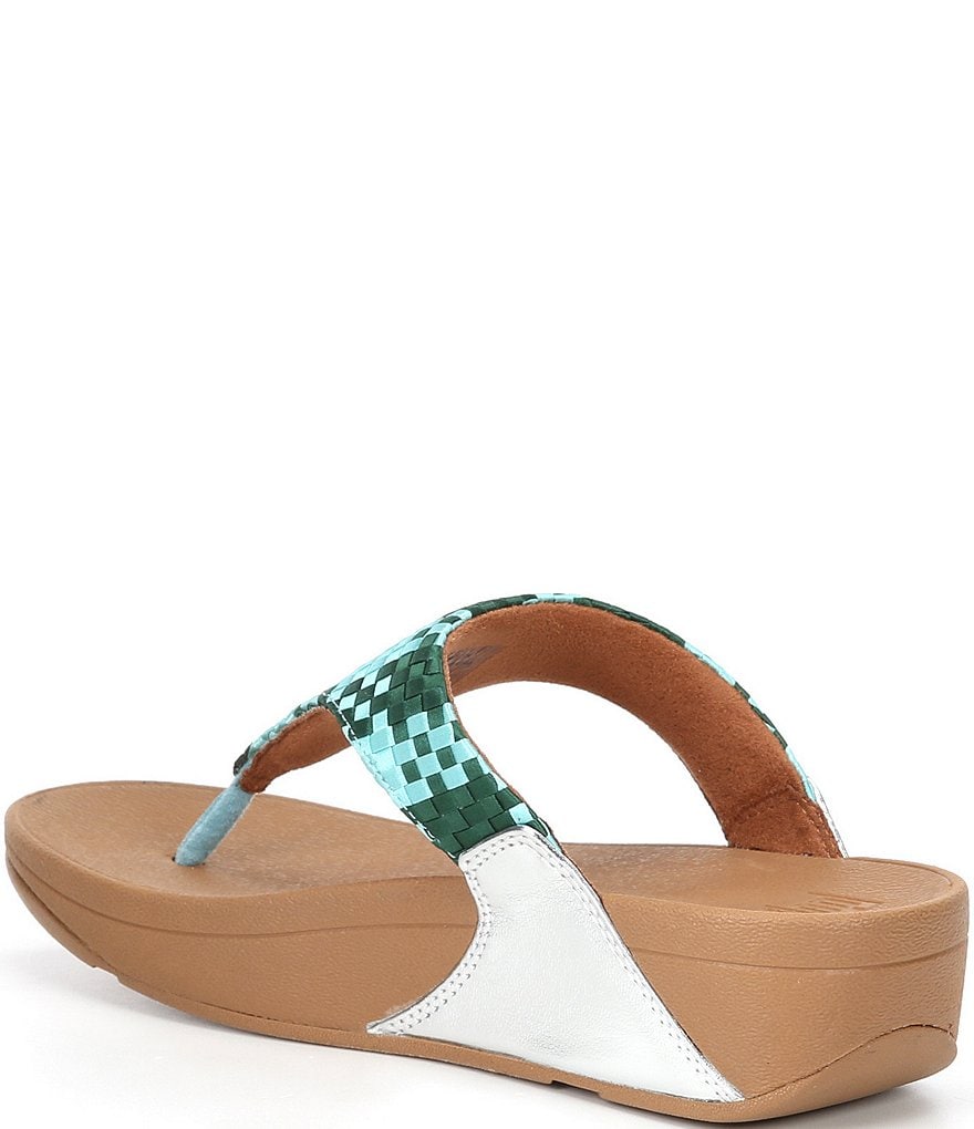 FitFlop Lulu Silky Weave Toe Post Sandals
