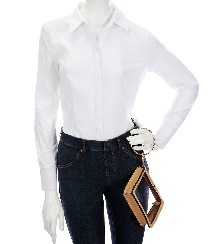 Michael Kors Zebra Signature Jet Set Double Zip Wristlet