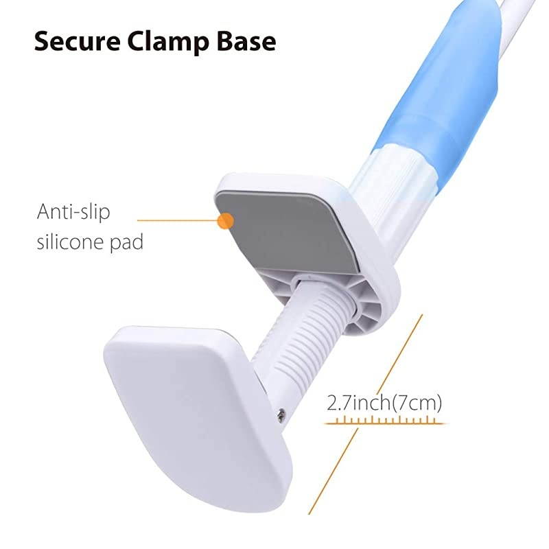 Cell Phone Clip Holder for Bed Universal Gooseneck Adjustable Clamp Lazy Mount Flexible Long Arm Bracket for 3565 Phones Mobile Neck Stand Strap Wrap iPhone Accessories Gadgets CP901