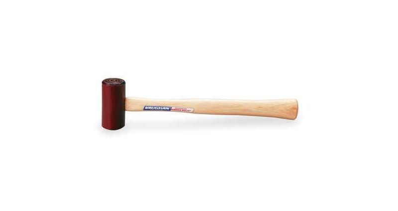VAUGHAN RM150 Mallet,Rawhide,10-3/4 In. L