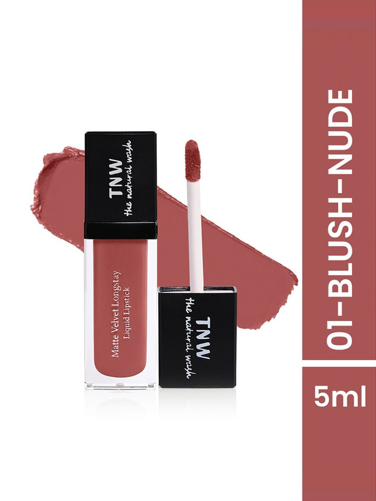 TNW-The Natural Wash Matte Velvet Longstay Liquid Lipstick - Pack of 8