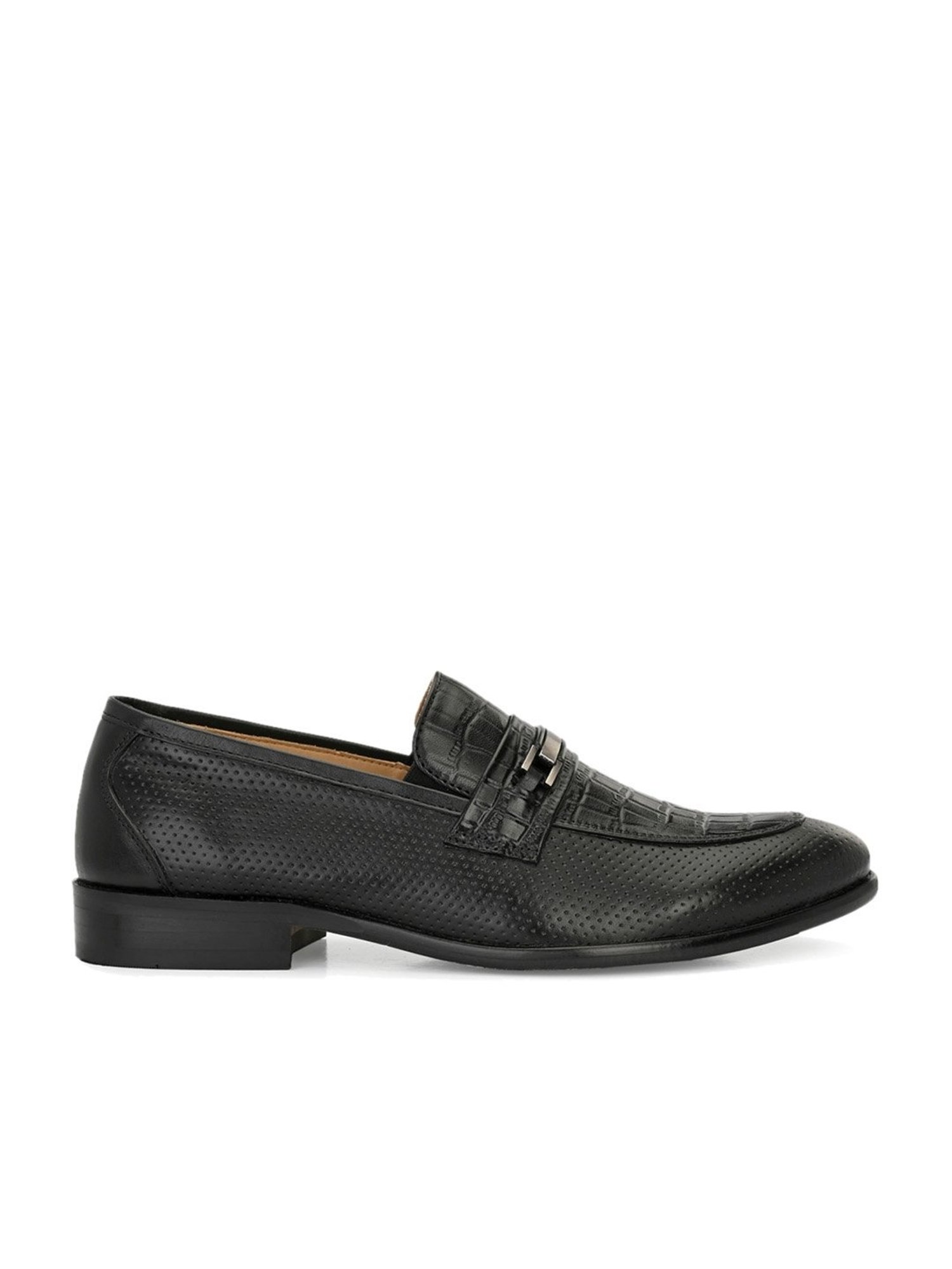 Clog London Men's Black Formal Loafers