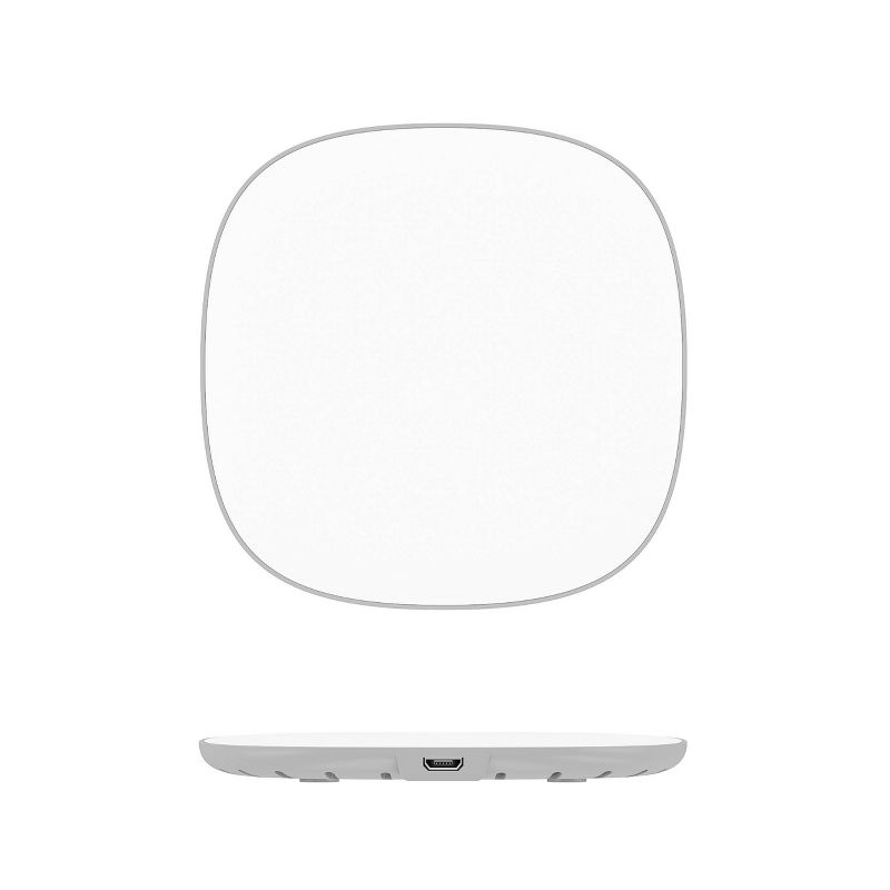 Just Wireless 5W Qi Wireless Charging Pad with 4ft TPU Charging Cable - White