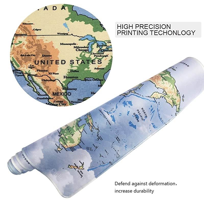 XXL Gaming Mouse Mat Extended Extra Large Mouse Pad 80x40 CYMap