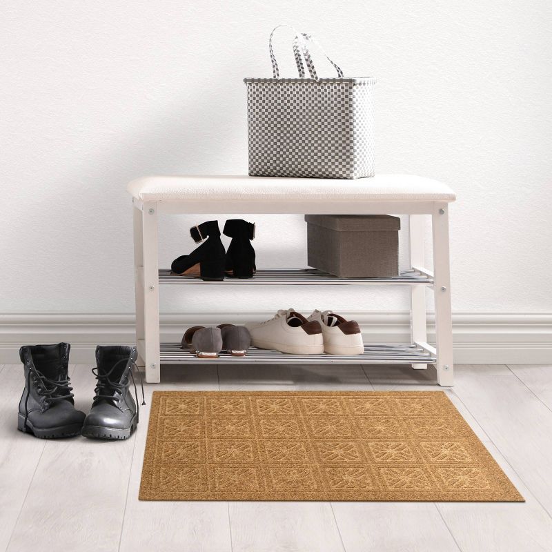 2'X3' Geometric Doormats Tan - Multy Home LP