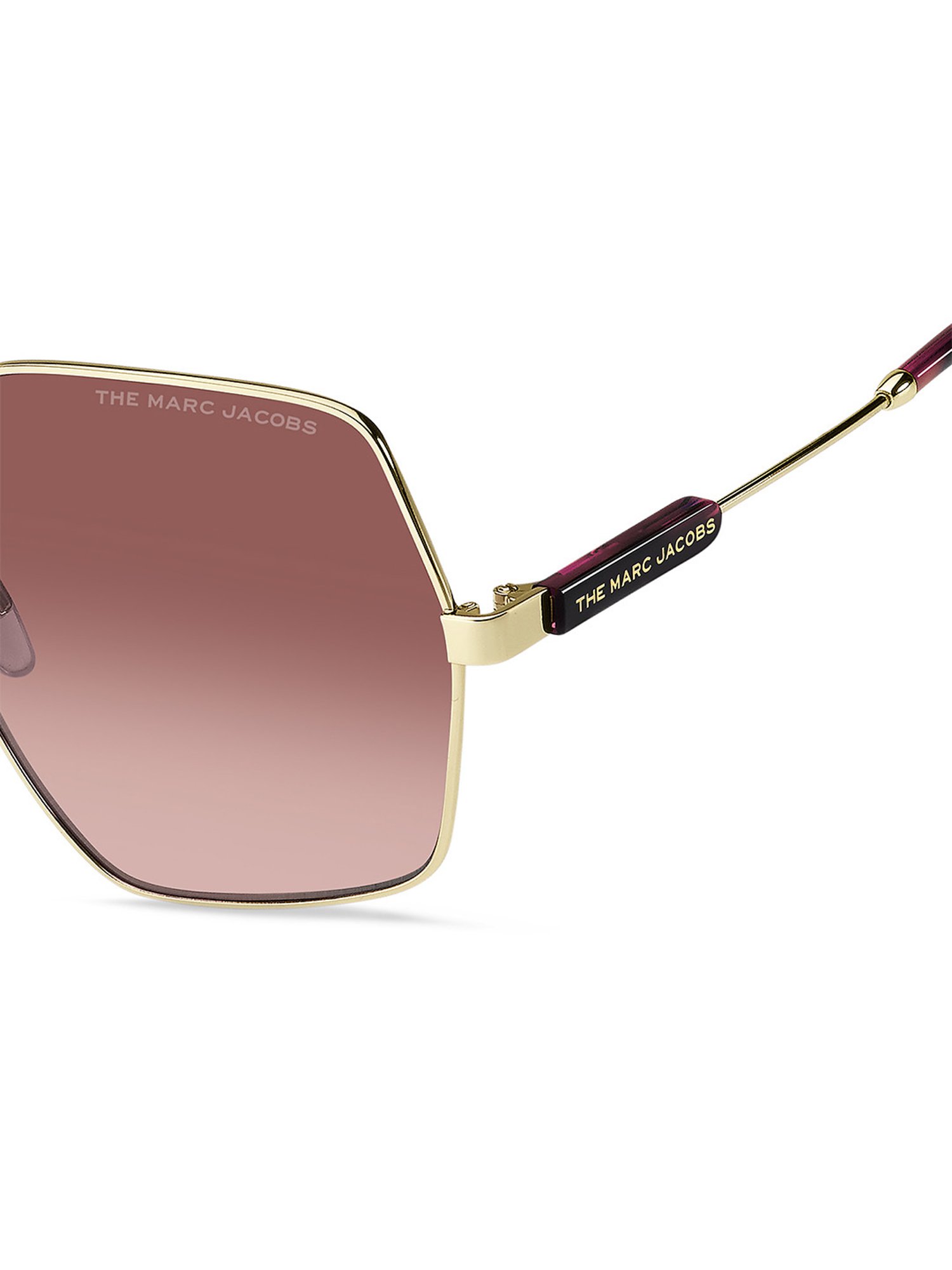 Marc Jacobs Pink Square Sunglasses for Women