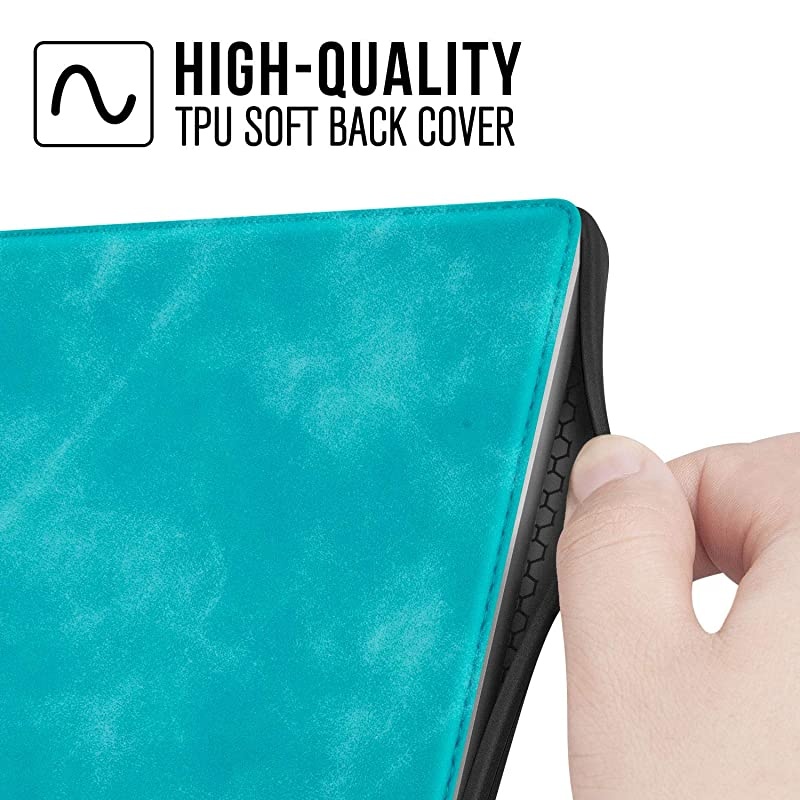 Skin Touch Feeling Case for All-New Kindle Oasis(10th Gen, 2019 Release & 9th Gen, 2017 Release),with Auto Wake/Sleep,New Waterproof 7''Kindle Oasis Cover,Soft Shell Series KO The Dark Gray