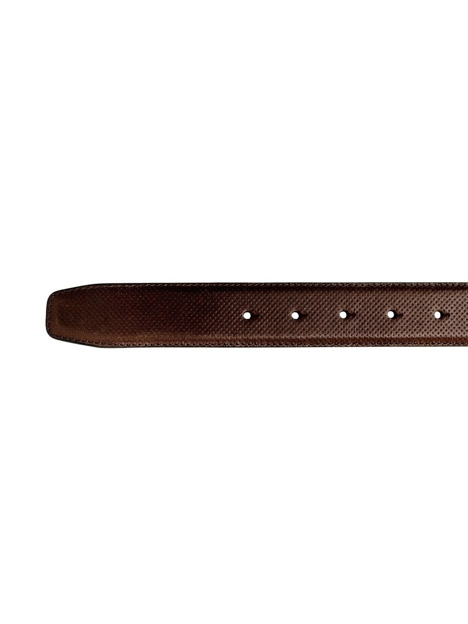Eske Brown Leather Waist Belt for Men