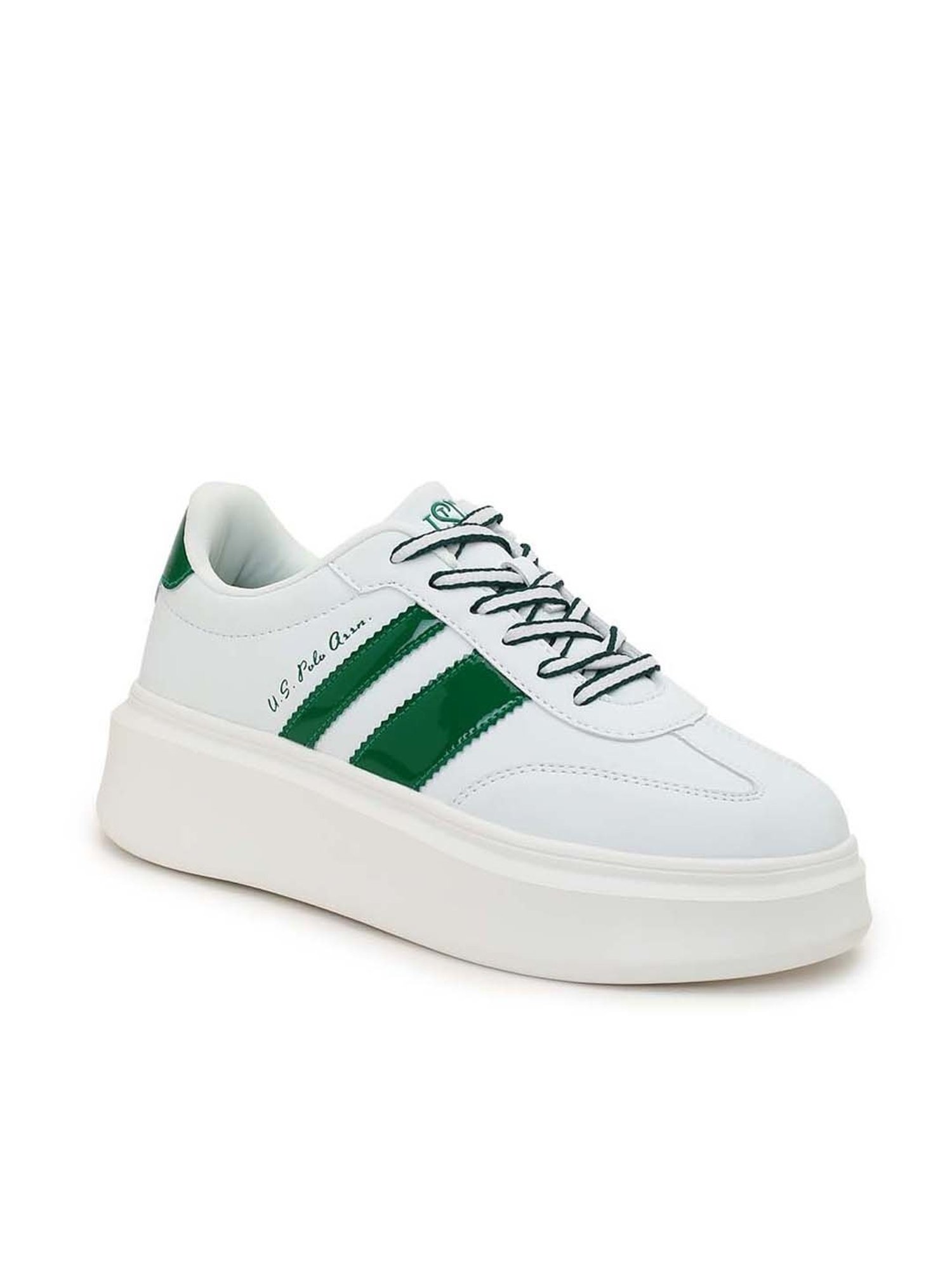 U.S. Polo Assn. Women's White Sneakers