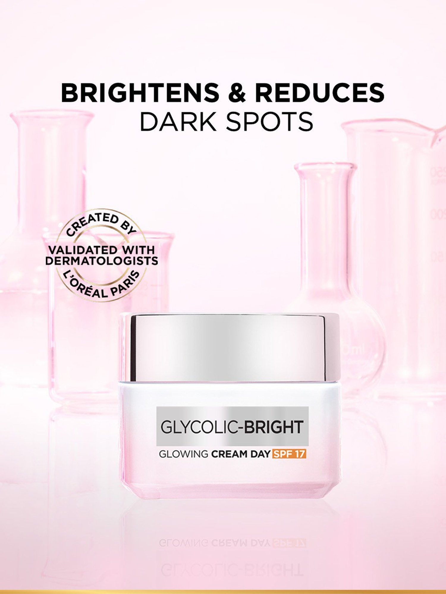 L'Oreal Paris Glycolic Bright Day Cream with SPF 17 - 50 ml