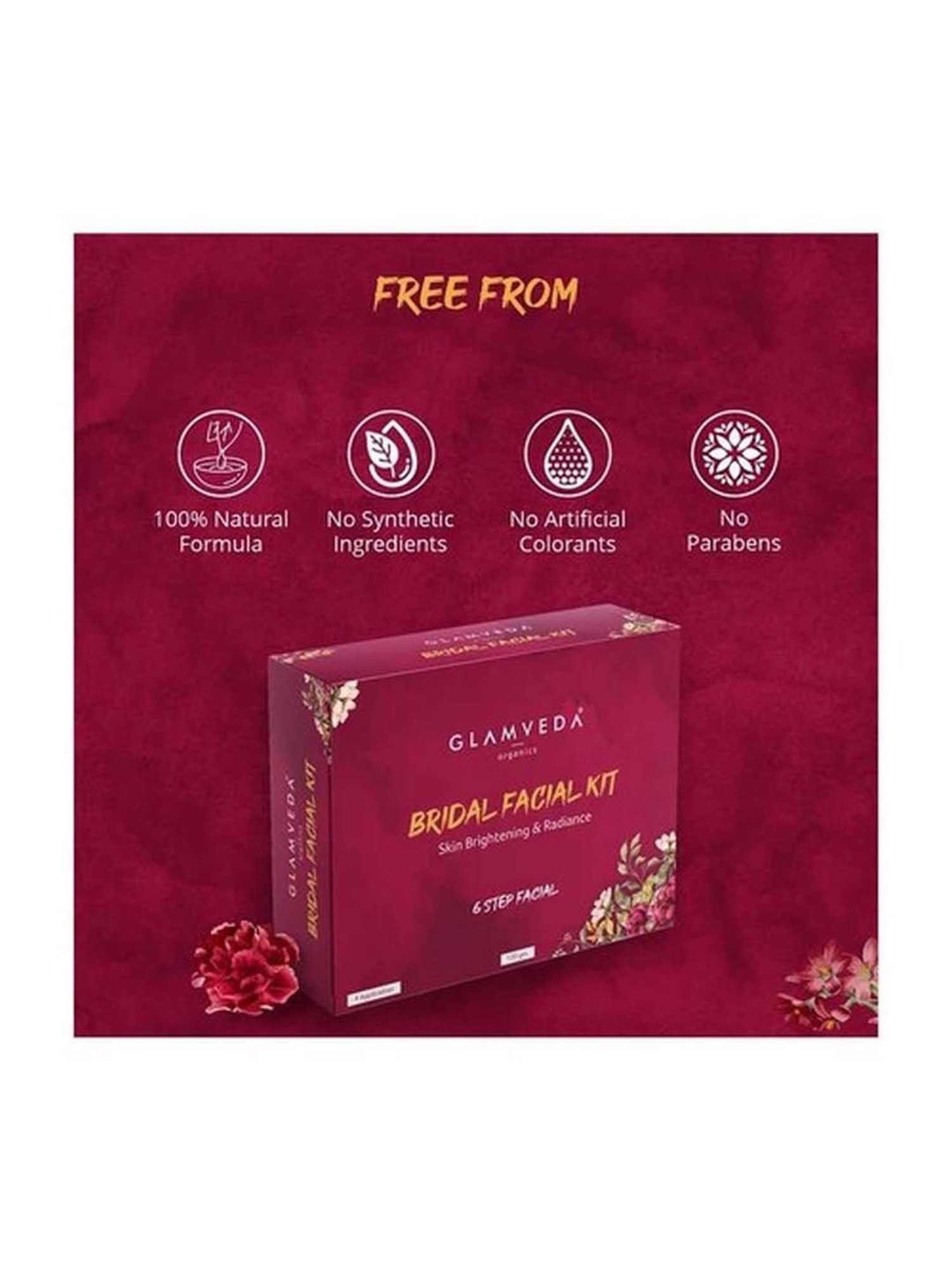 Glamveda Bridal Facial Kit - 120 gm