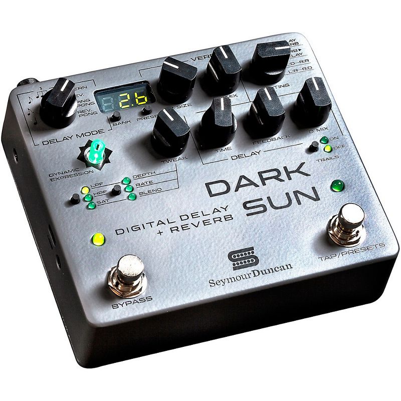Seymour Duncan Dark Sun Mark Holcomb Signature Digital Delay and Reverb Effects Pedal