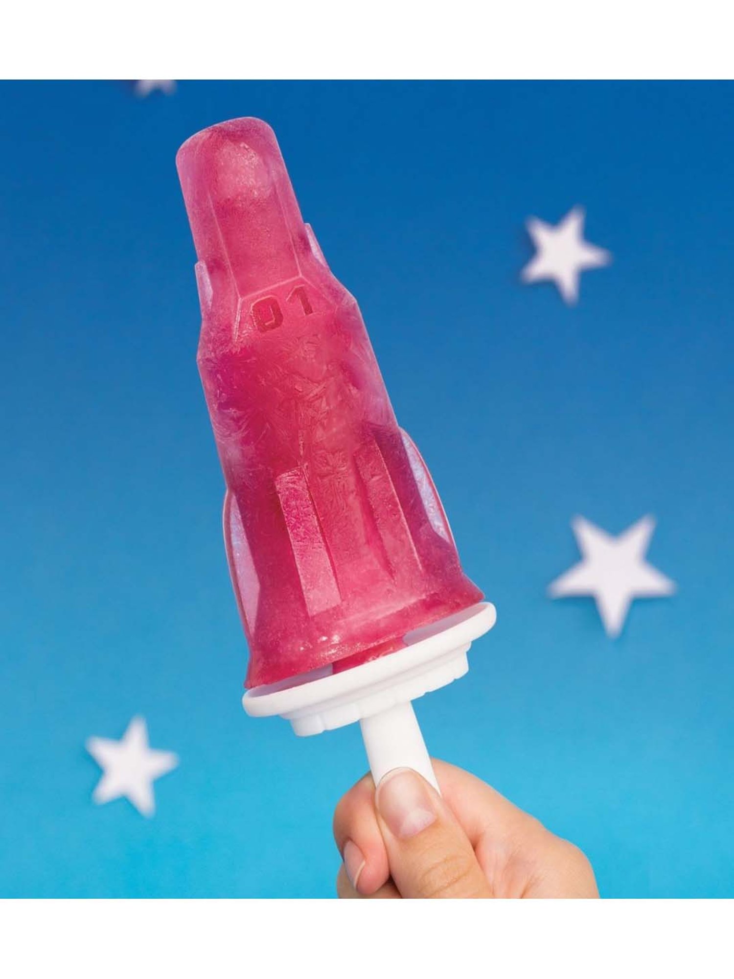 Zoku Purple Plastic Ice-Cube Pop Mould - Set of 6