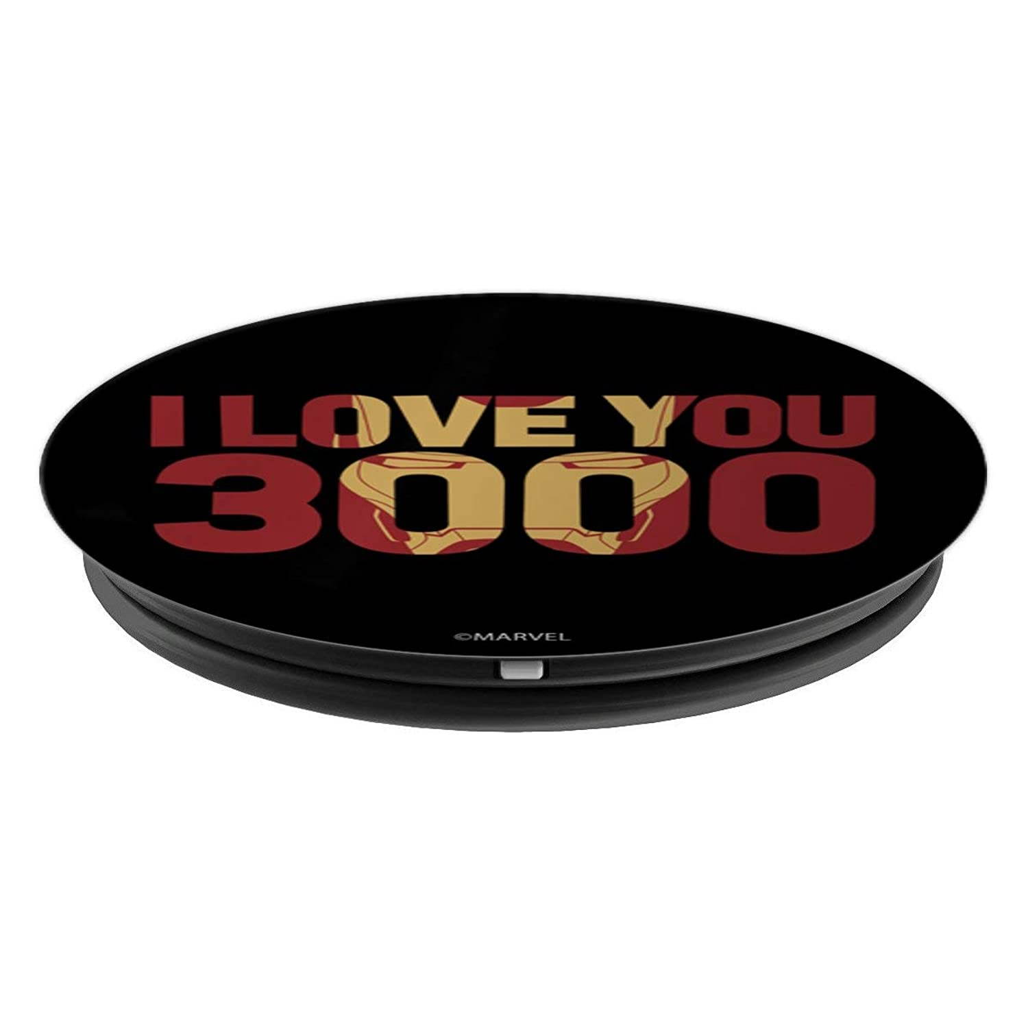 Marvel Avengers: Endgame Iron Man Mask Text Fill PopSockets Grip and Stand for Phones and Tablets