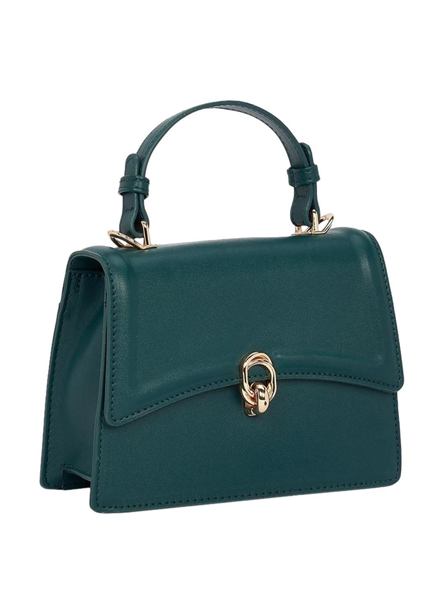 Favore Tan Solid Medium Satchels