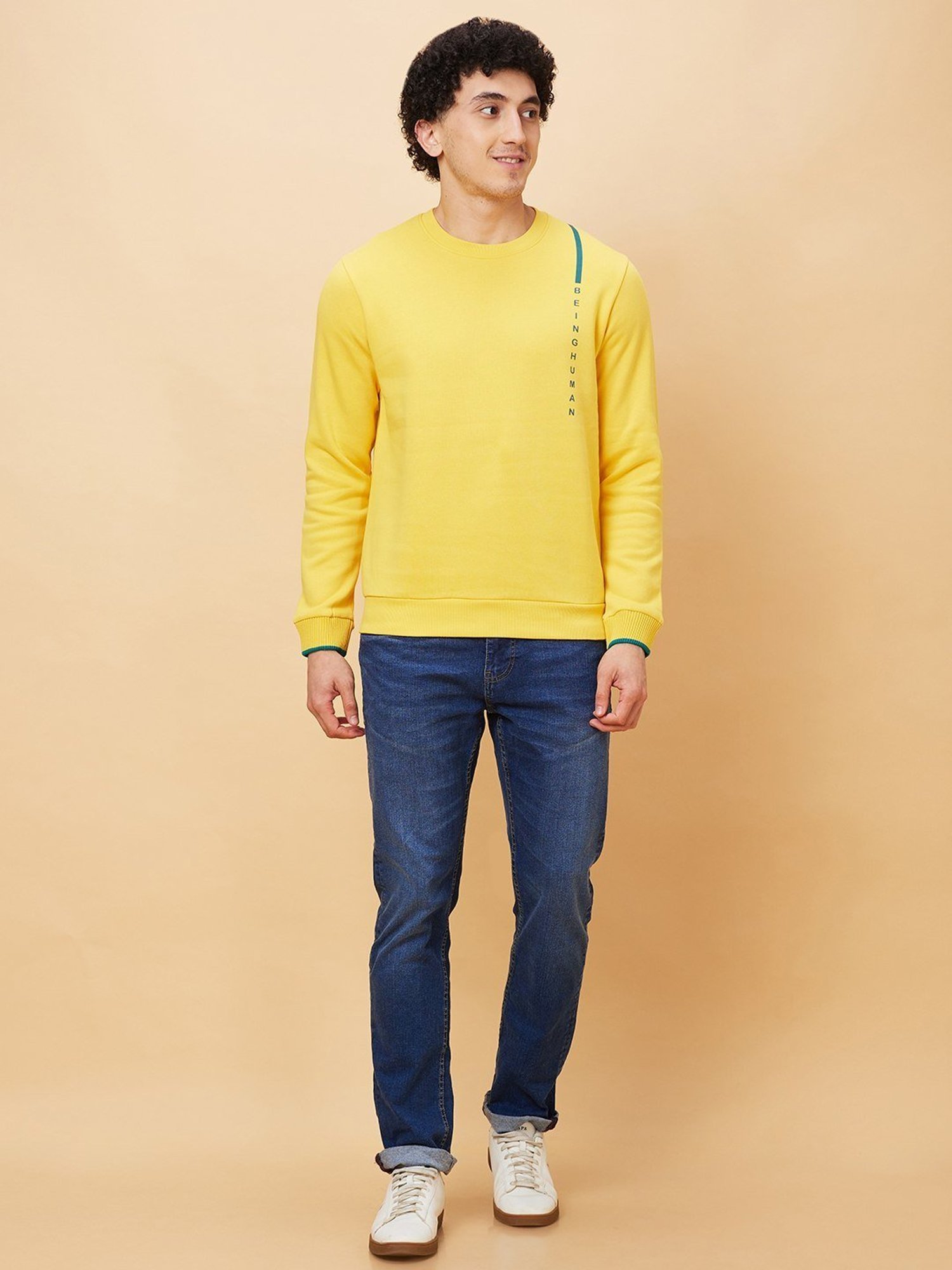 Spykar Red Slim Fit Sweatshirt