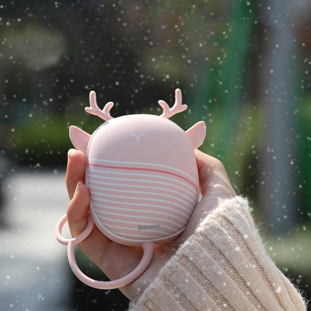 Baseus camping light hand warmer - Blue