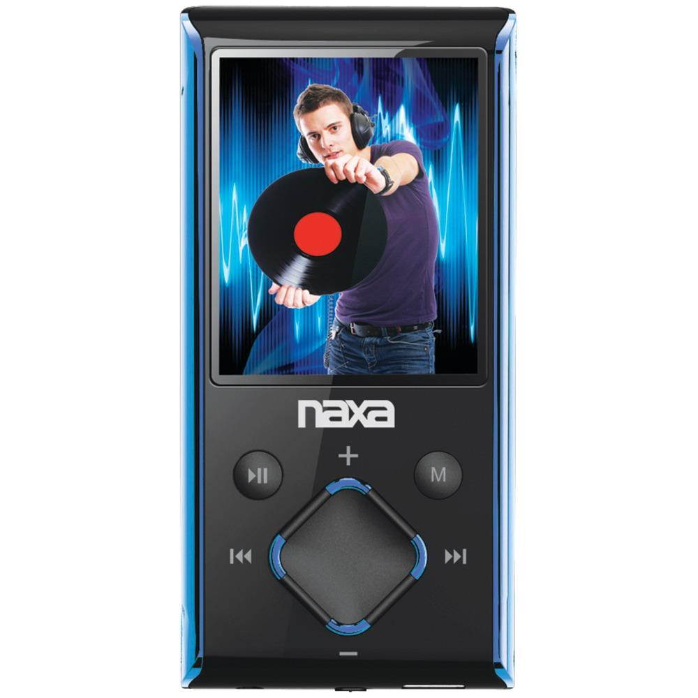 NEW NAXA NMV173BL 4GB MEDIA PLAYER WITH 1.8" DISPLAY