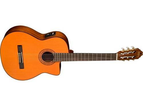 washburn classical c5ce cutaway , acoustic electric guitar