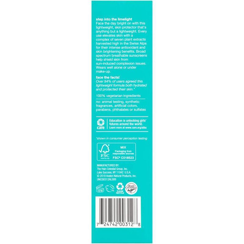 Alba Botanica Even & Bright Moisturizer - SPF 15 - 2oz