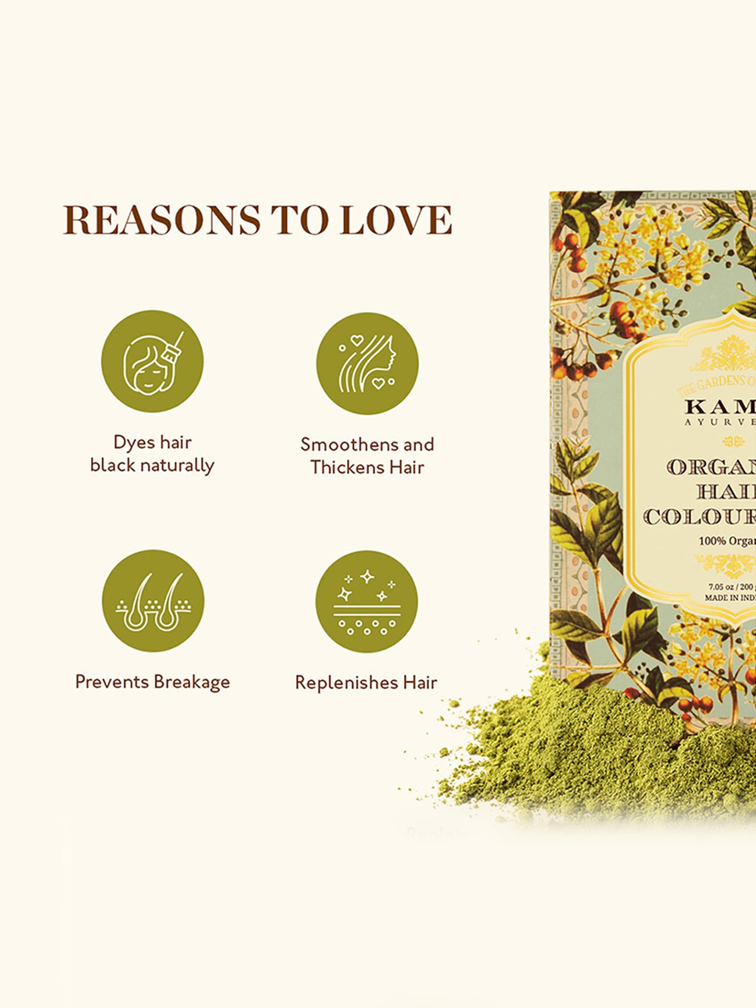 Kama Ayurveda Organic Hair Color Kit