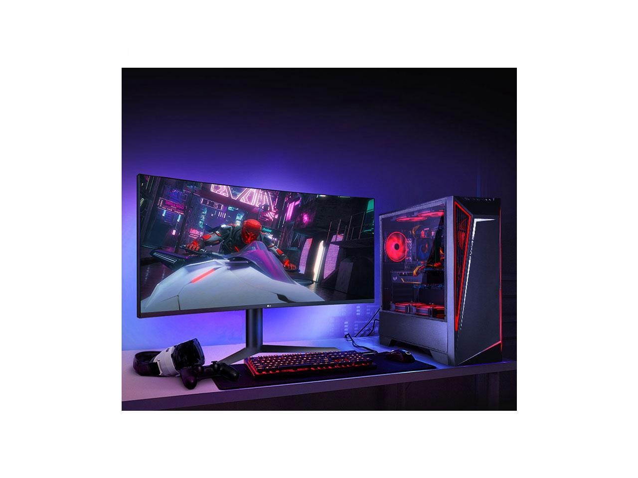 XOTIC V200 Advanced Gaming and Entertainment Desktop (RYZEN 7 5800X 8-core 4.7GHZ Turbo, 16GB DDR4 RAM, 500GB NVMe SSD + 2TB HDD, GeForce RTX 3060 12GB, Windows 10) Liquid Cooled PC