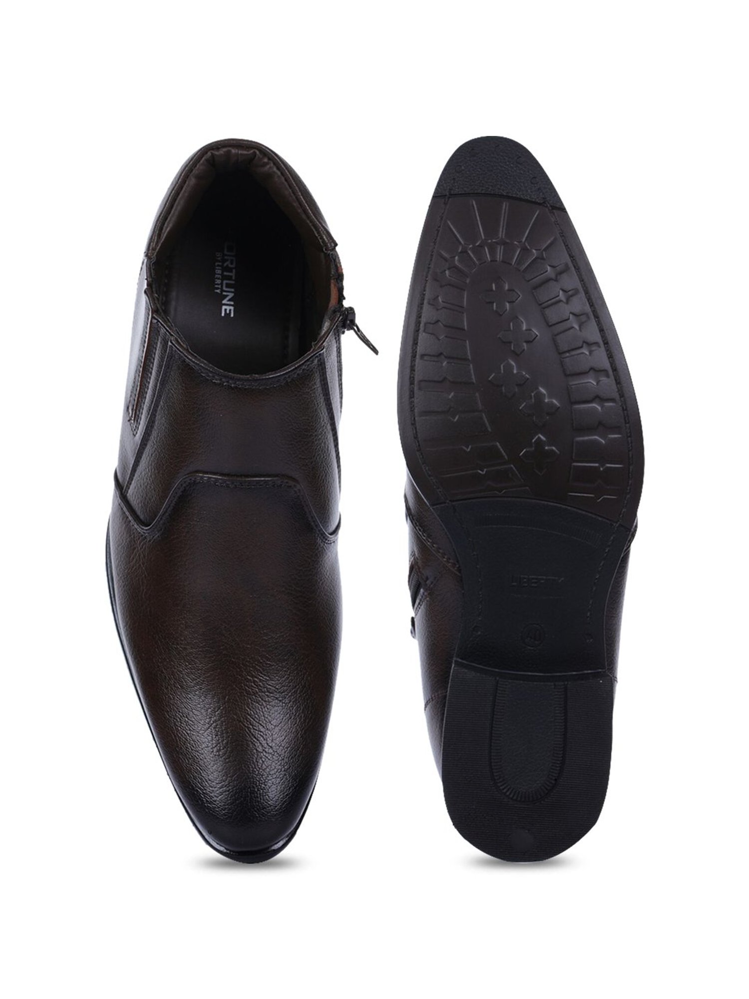 Fortune By Liberty Men's Dark Brown Formal Boots